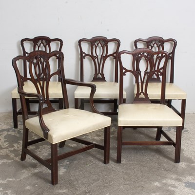 Lot 170 - Set of Four Georgian Style Side Chairs