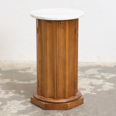 Lot 176 - Continental Marble Top Pot Cupboard
