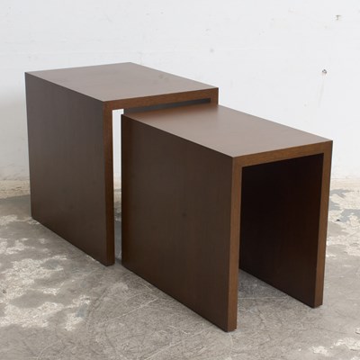 Lot 199 - Set of Two Modern Nesting Tables