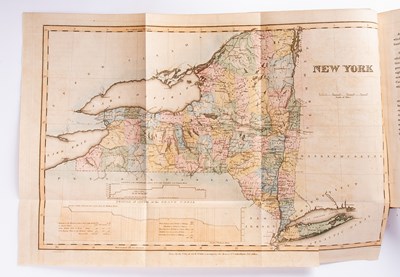 Lot 6 - Group of works on New York, including the construction of the Erie Canal