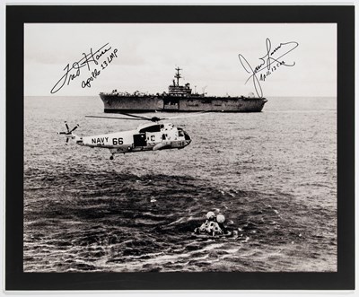 Lot 322 - Apollo 13 splashdown recovery photograph