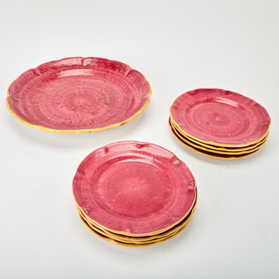 Lot 219 - Set of Eight Italian Majolica Dinner Plates