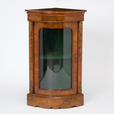 Lot 200 - Victorian Bronze Mounted Inlaid Walnut Corner Cabinet