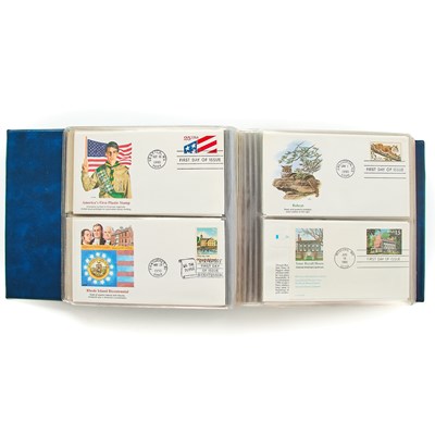 Lot 222 - United States. First Day Cover Society Albums.