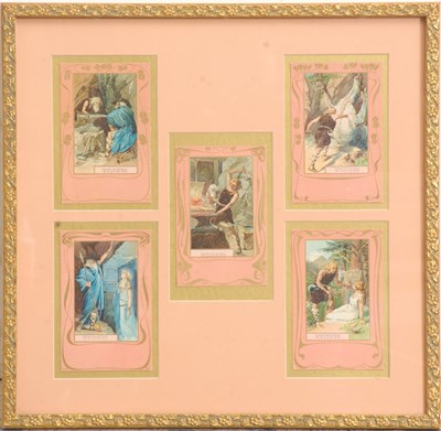 Lot 295 - Framed Siegfried Postcards