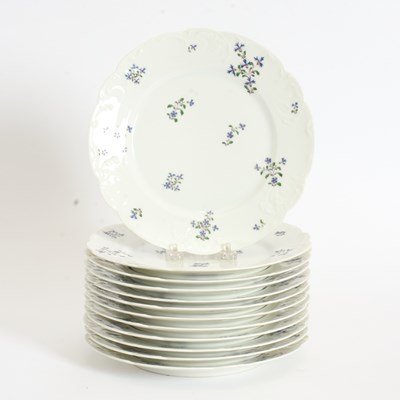 Lot 357 - Set of Twelve Limoges Dinner Plates