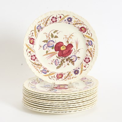 Lot 362 - Set of Twelve Wedgwood Dinner Plates