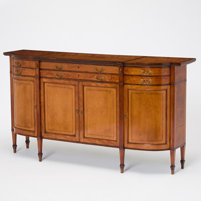 Lot 227 - George III Satinwood and Kingwood Inlaid Side Cabinet