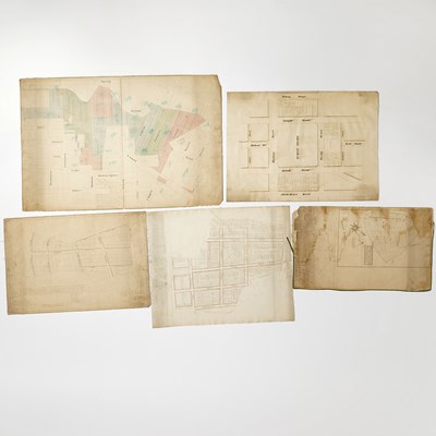 Lot 45 - Remains of an impressive Manhattan map collection