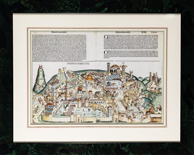 Lot 81 - The Destruction of Jerusalem from the Nuremberg Chronicle