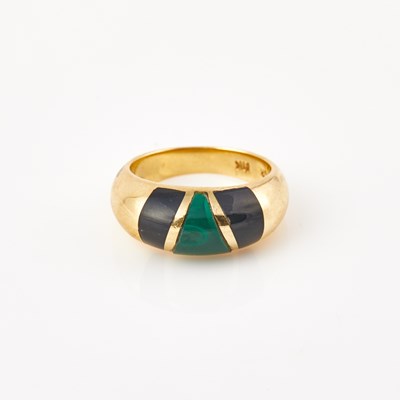 Lot 59 - Gold and Stone Ring, 14K 5 dwt. all