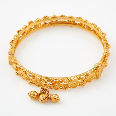 Lot 91 - Gold Rigid Bracelet, 22K 19 dwt.