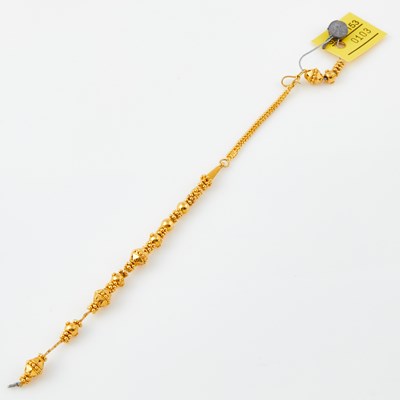 Lot 103 - Gold Flexible Bracelet, 22K 10 dwt., damaged