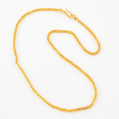 Lot 107 - Gold Neck Chain, 22K 8 dwt.