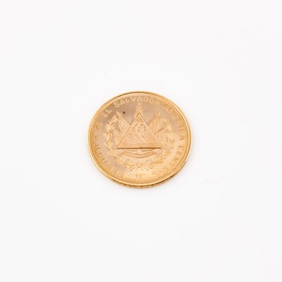Lot 141 - Foreign Gold Coin: El Salvador $50 Colones--1971