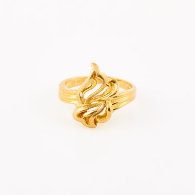 Lot 158 - Gold Ring, 24K 3 dwt., damaged