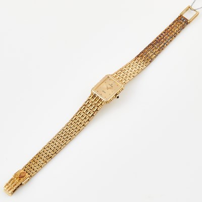 Lot 181 - Ladys Gold Watch Bracelet, Concord, Quartz, 14K 24 dwt. all