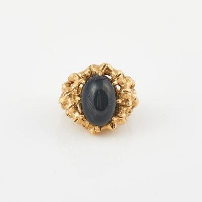 Lot 183 - Gold and Stone Ring, 14K 11 dwt. all