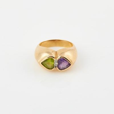 Lot 184 - Gold and Stone Ring, 14K 8 dwt. all