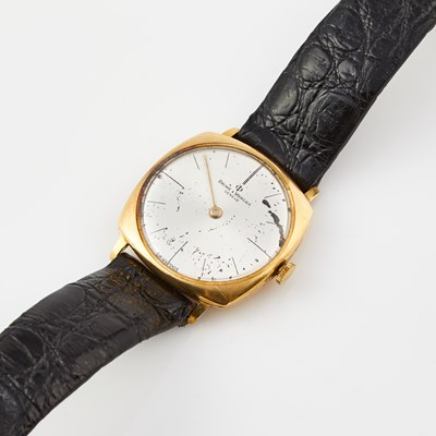 Lot 232 - Mans Gold Wrist Watch, 17 Jewels, Baume & Mercier, 14K