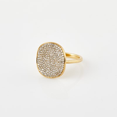 Lot 243 - Diamond Ring, 18K 5 dwt.