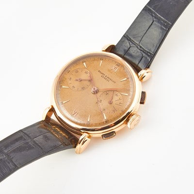 Lot 308 - Mans Gold Wrist Watch, Baume & Mercier, 39mm, 18K