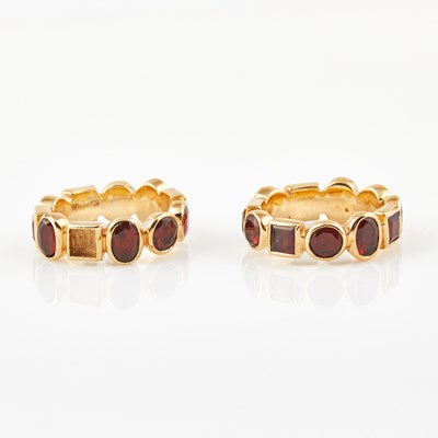 Lot 326 - Two Gold and Stone Rings, 14K 6 dwt. all, stone missing