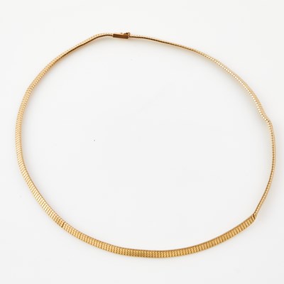 Lot 371 - Gold Neck Chain, 14K 12 dwt., damaged