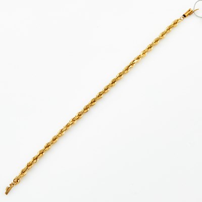 Lot 383 - Gold Flexible Bracelet, 10K 10 dwt.