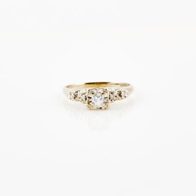 Lot 476 - Diamond Ring, 14K 2 dwt.