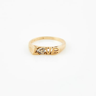 Lot 516 - Diamond Ring, 14K 1 dwt.