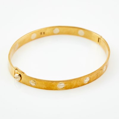 Lot 538 - Gold Rigid Bracelet, 14K 17 dwt.