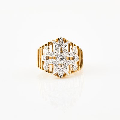 Lot 540 - Diamond Ring, 14K 4 dwt.