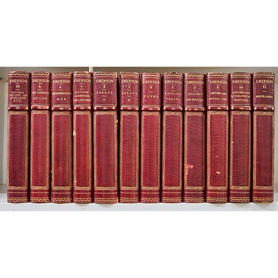 Lot 278 - Complete set of Emerson's works