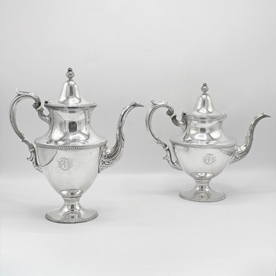 Lot 1161 - American Sterling Silver Coffee Pot and Teapot