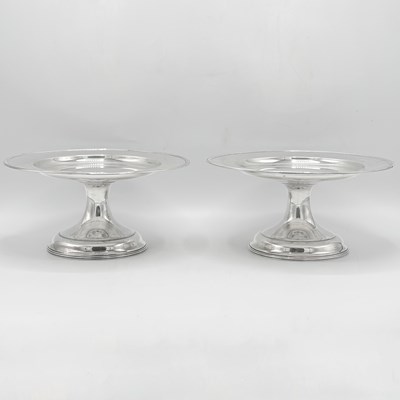 Lot 1149 - Pair of American Sterling Silver Tazzas