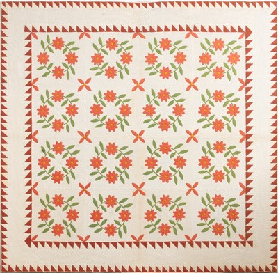 Lot 24 - Floral Patterned Quilt