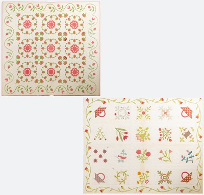 Lot 26 - Two Floral Patterned Quilts