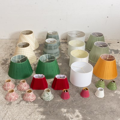 Lot 29 - Assorted Group of Twenty-Two Lamp Shades
