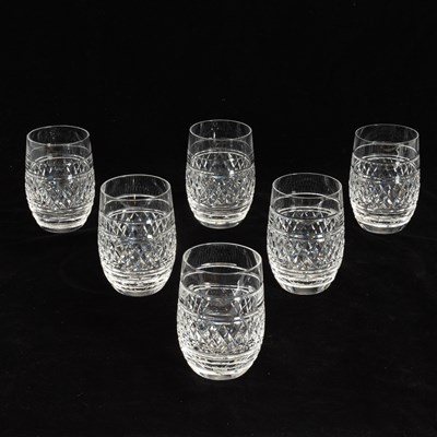 Lot 31 - Set of Six Waterford Cut Crystal Tumblers