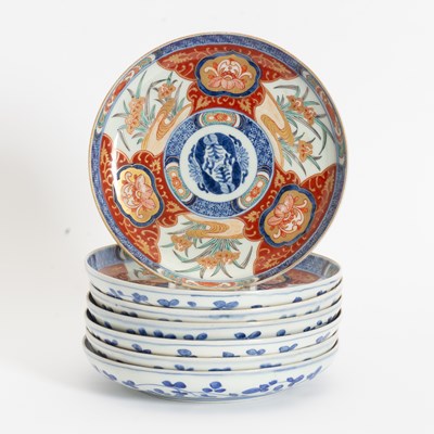Lot 38 - Set of Seven Imari Plates