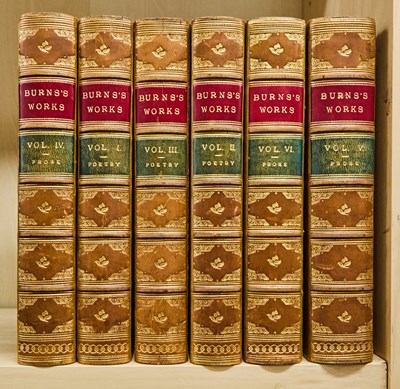 Lot 276 - A finely bound set of Burns's Works