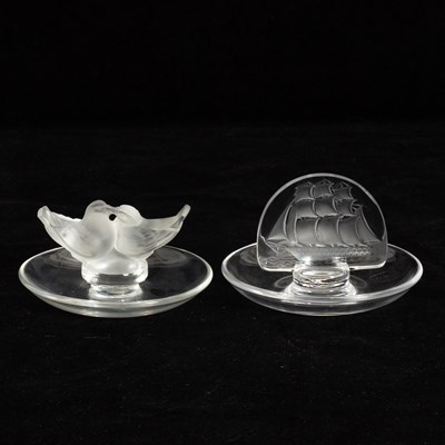 Lot 60 - Two Lalique Ring Dishes