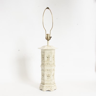 Lot 133 - Ceramic Pagoda Form Lamp