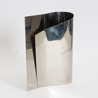 Lot 327 - Massimilano Fuksas for Alessi Polished Steel Vase