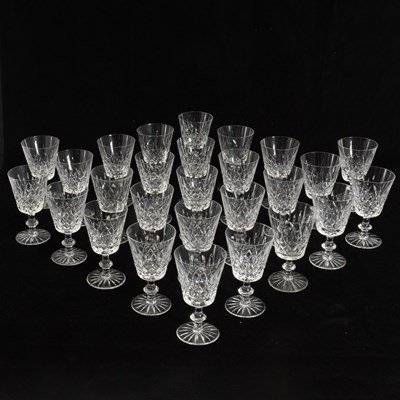 Lot 134 - Set of Twenty-Eight Cut Crystal Goblets
