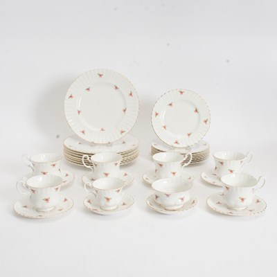 Lot 252 - English Bone China Partial Dinner Service