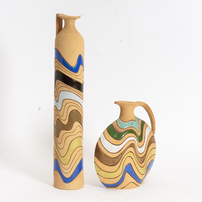 Lot 138 - Two Studio Pottery Pitchers