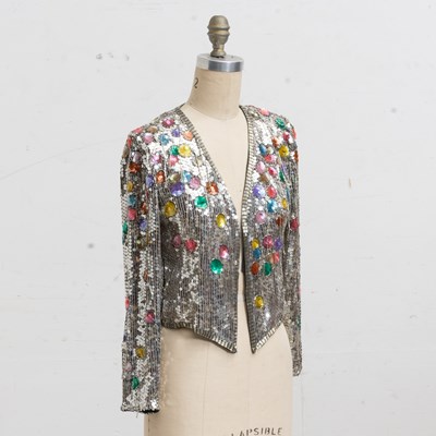 Lot 104 - Two Neil Bieff/Arturo Herrera Silk, Beaded, Sequined Borellos