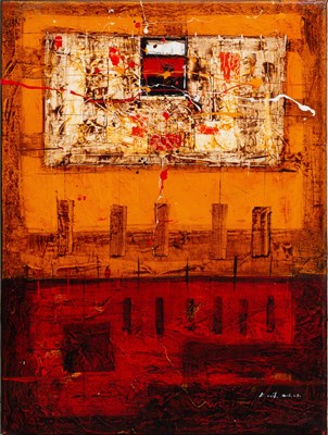 Lot 165 - Abstract Balinese Painting